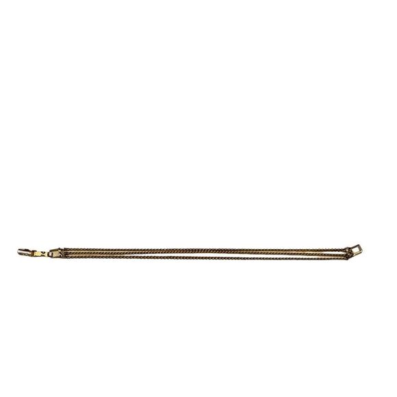 10/$25🦋 Sarah Coventry Triple Strand Serpentine Gold Bracelet - Picture 5 of 16